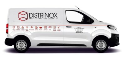 Camionette de l'entreprise Distrinox basée à wavre